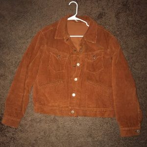 Free people corduroy denim jacket.